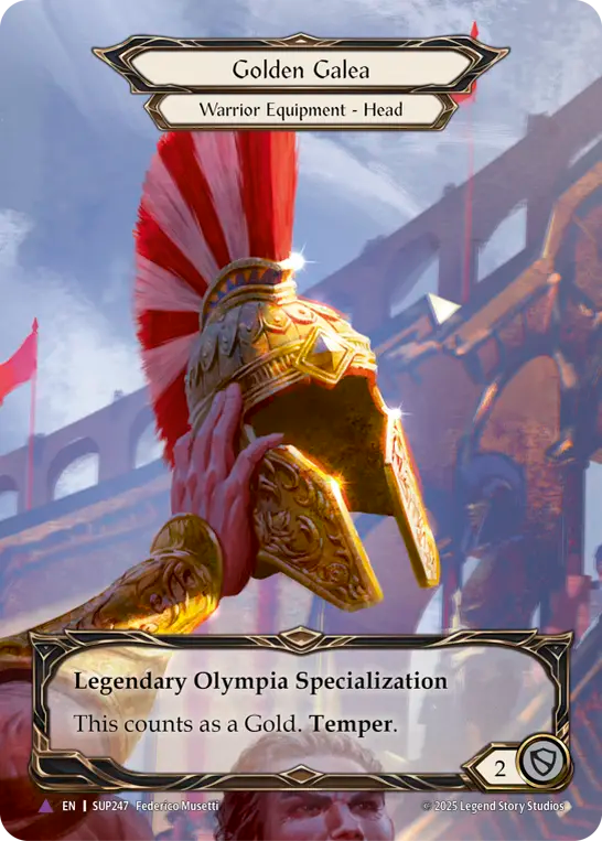 [Warrior]黄金の兜/Golden Galea [SUP][Cold Foil][Marvel]