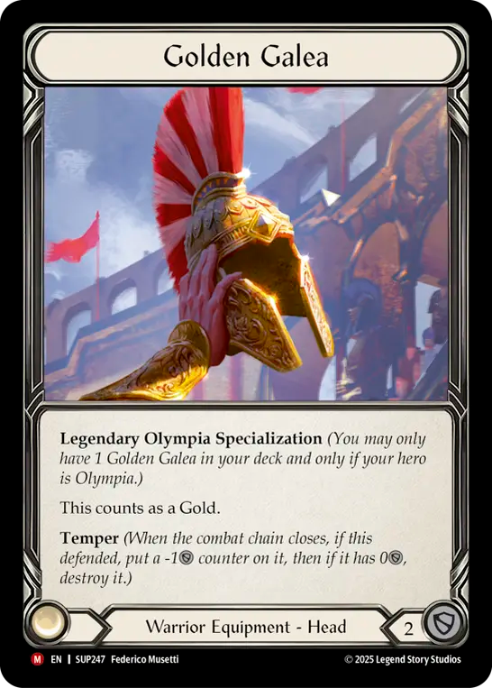 [Warrior]黄金の兜/Golden Galea [SUP]