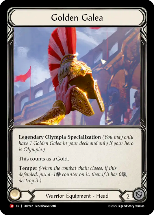 [Warrior]黄金の兜/Golden Galea [SUP]