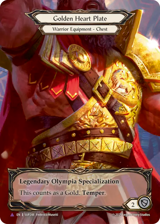 [Warrior]黄金の胸当て/Golden Heart Plate [SUP][Cold Foil][Marvel]