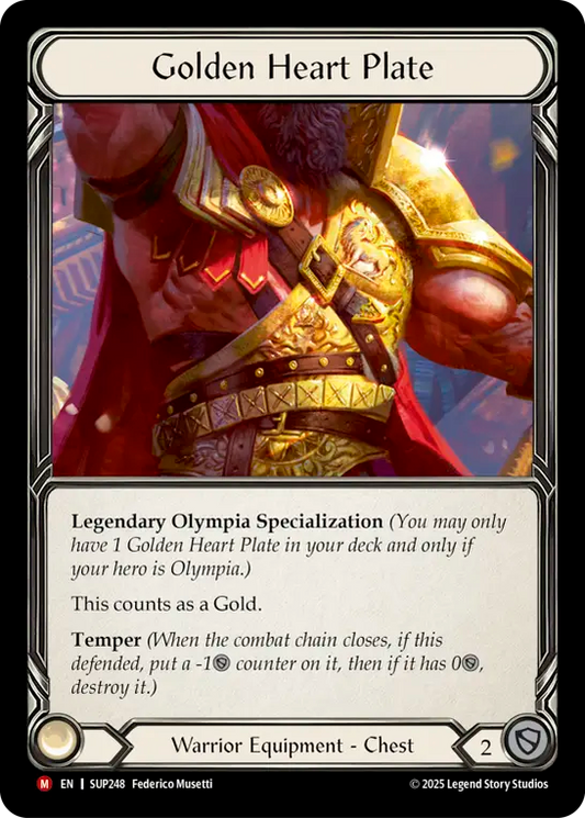 [Warrior]黄金の胸当て/Golden Heart Plate [SUP]