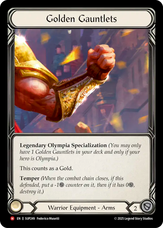 [Warrior]黄金の籠手/Golden Gauntlets [SUP]