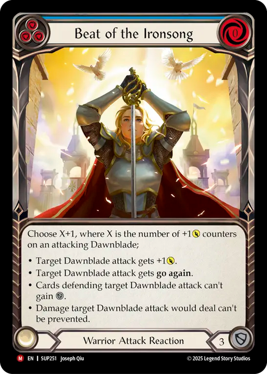 [Warrior]アイアンソングの鼓動/Beat of the Ironsong [SUP][Rainbow Foil]