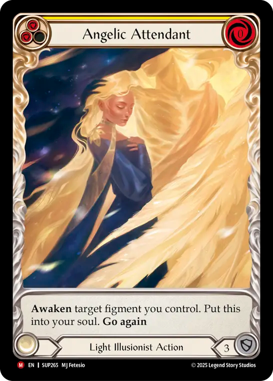 [Light Illusionist]天使の傍仕え/Angelic Attendant [SUP][Cold Foil]