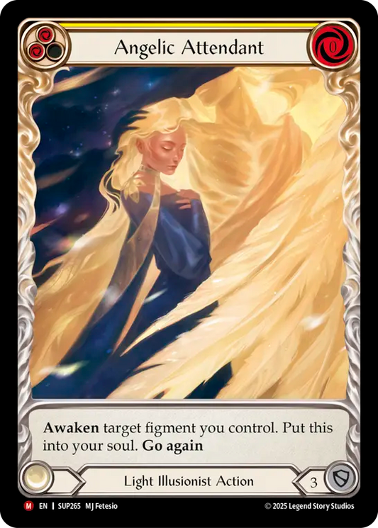 [Light Illusionist]天使の傍仕え/Angelic Attendant [SUP][Cold Foil]