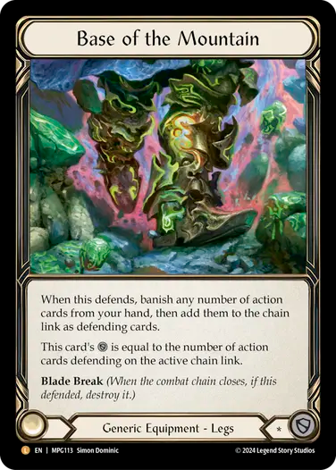 [Generic] Base of the Mountain/山脈の基部 [MPG][Cold Foil]