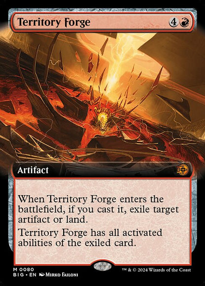 領土の溶鉱炉/Territory Forge [BIG][拡張アート][FOIL]