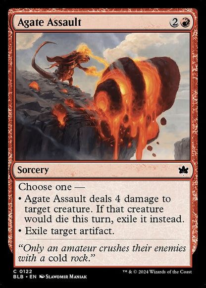 瑪瑙の落石/Agate Assault [BLB][FOIL]