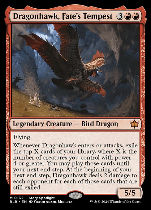 運命の大嵐、ドラゴンホーク/Dragonhawk, Fate's Tempest [BLB][FOIL]