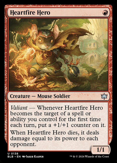 心火の英雄/Heartfire Hero [BLB][FOIL]