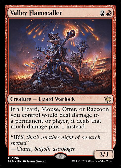 渓間の炎呼び/Valley Flamecaller [BLB]