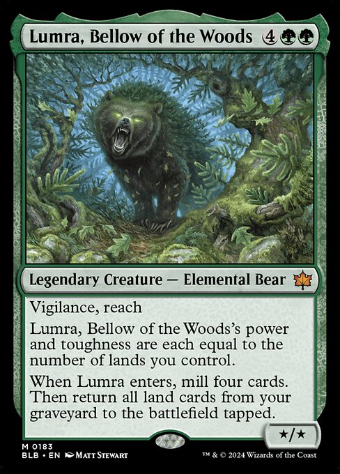 森の轟き、ルムラ/Lumra, Bellow of the Woods [BLB][FOIL]