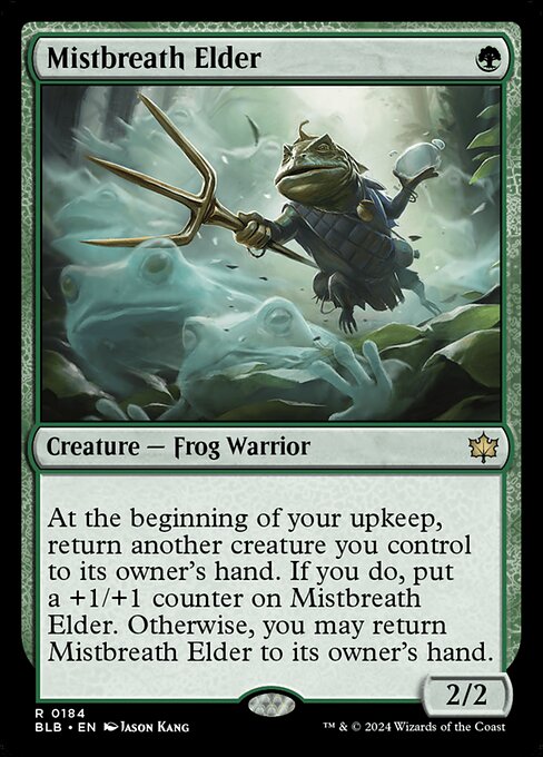 霧息吹の古老/Mistbreath Elder [BLB][FOIL]