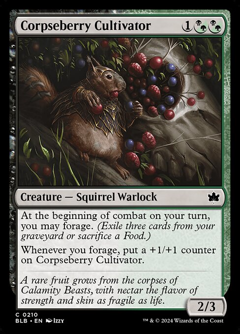 屍苺の耕作者/Corpseberry Cultivator [BLB][FOIL]