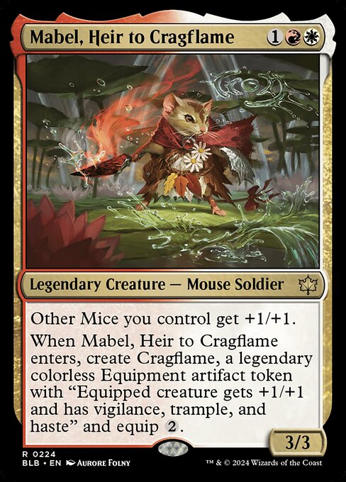 岩山炎の後継者、メイブル/Mabel, Heir to Cragflame [BLB][FOIL]