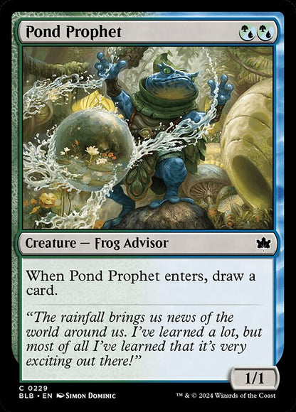 池の預言者/Pond Prophet [BLB][FOIL]