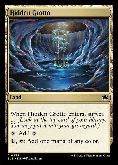 隠された岩屋/Hidden Grotto [BLB][FOIL]