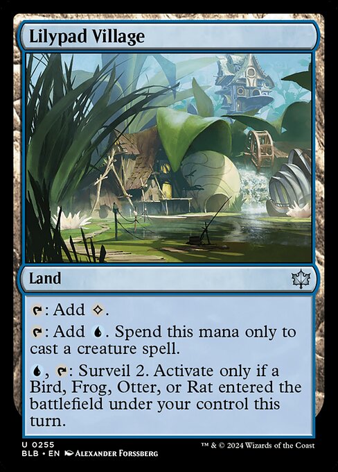 蓮葉村/Lilypad Village [BLB][FOIL]