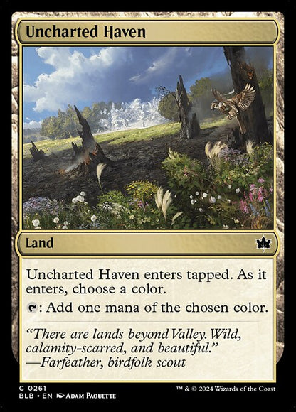 未知なる安息地/Uncharted Haven [BLB][FOIL]