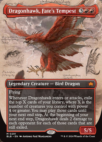 運命の大嵐、ドラゴンホーク/Dragonhawk, Fate's Tempest [BLB-BF][ボーダーレス][FOIL]