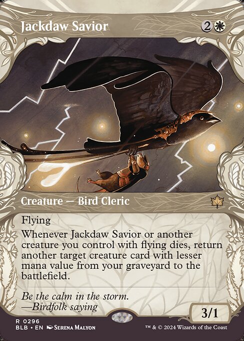 コクマルガラスの救済者/Jackdaw Savior [BLB-BF][ショーケース][FOIL]