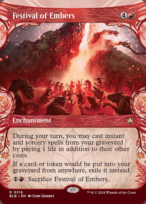 熾火祭/Festival of Embers [BLB-BF][ショーケース][FOIL]
