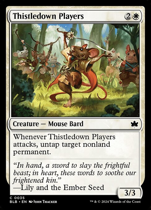 シスルダウンの演者/Thistledown Players [BLB][FOIL]