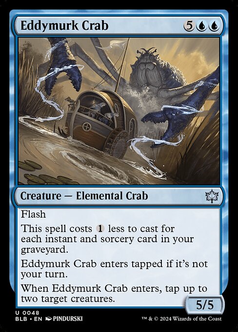 渦泥の蟹/Eddymurk Crab [BLB][FOIL]