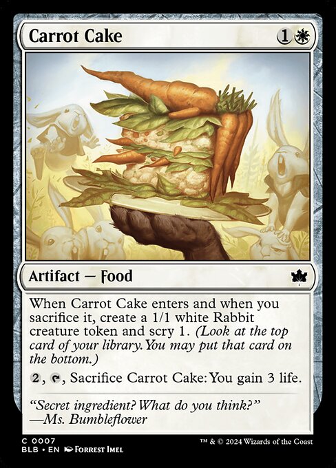 人参ケーキ/Carrot Cake [BLB][FOIL]