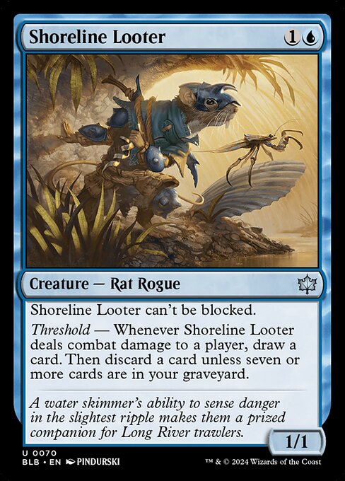 川岸の物あさり/Shoreline Looter [BLB][FOIL]