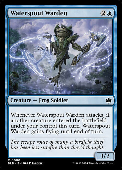 竜巻の番人/Waterspout Warden [BLB][FOIL]