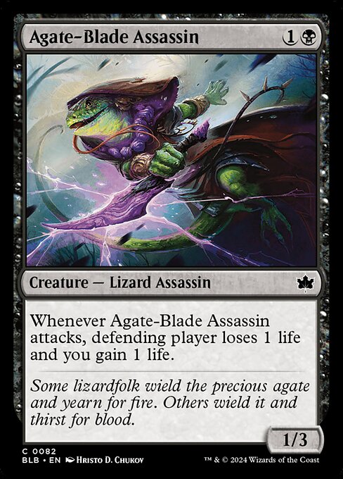 瑪瑙刃の暗殺者/Agate-Blade Assassin [BLB][FOIL]