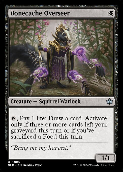 骨蓄えの監視者/Bonecache Overseer [BLB]