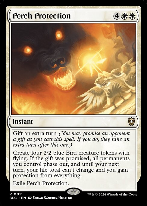 止まり木の防衛/Perch Protection [BLC][FOIL]