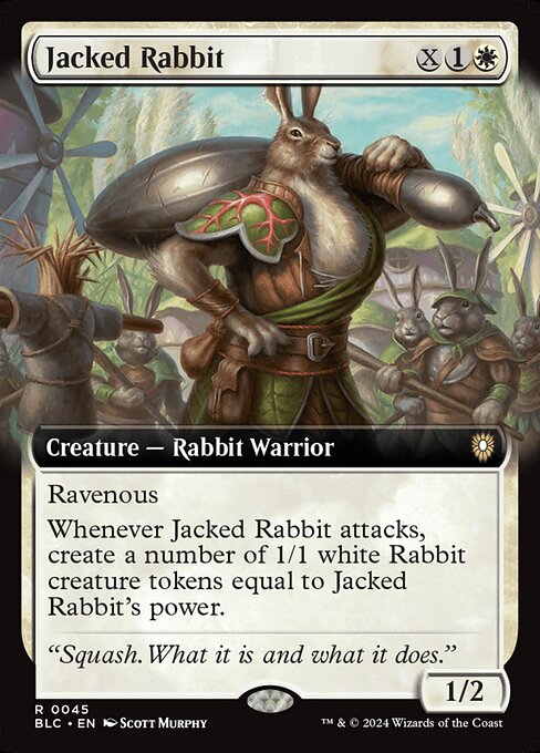 頑健な兎/Jacked Rabbit [BLC][拡張アート][FOIL]