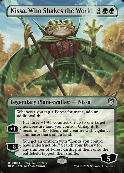 世界を揺るがす者、ニッサ/Nissa, Who Shakes the World [BLC][ボーダーレス][FOIL]