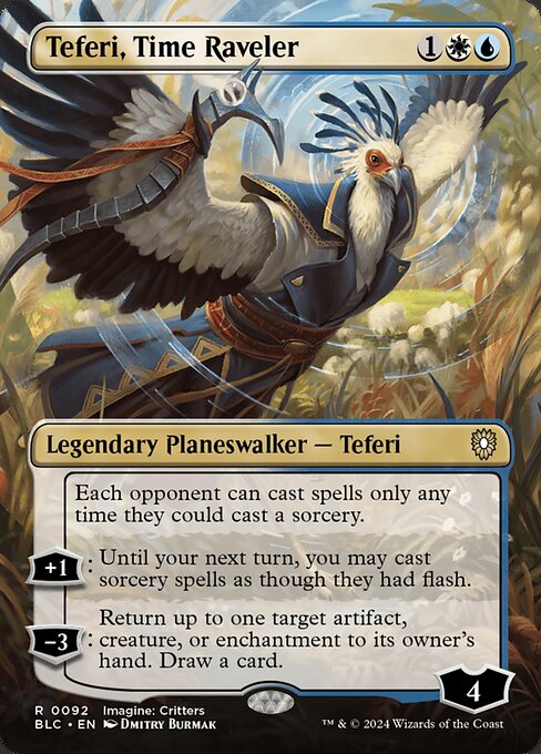 時を解す者、テフェリー/Teferi, Time Raveler [BLC][ボーダーレス]