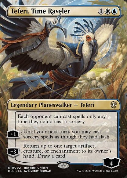 時を解す者、テフェリー/Teferi, Time Raveler [BLC][ボーダーレス][FOIL]