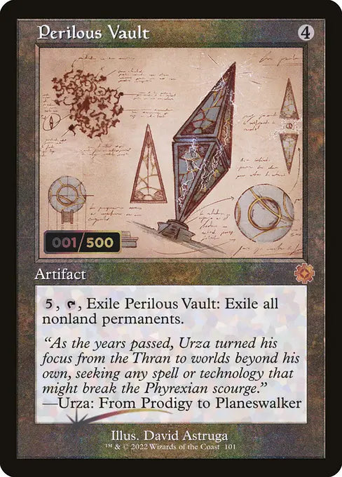 危険な櫃/Perilous Vault [BRO-Retro][設計図][FOIL][ダブルレインボウ]