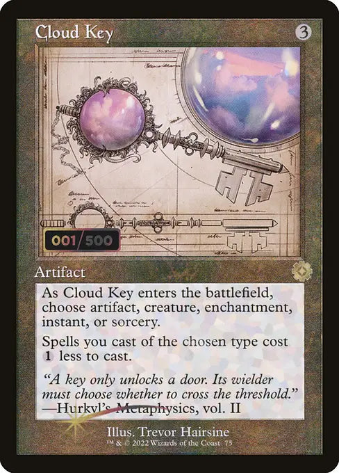 雲の鍵/Cloud Key [BRO-Retro][設計図][FOIL][ダブルレインボウ]