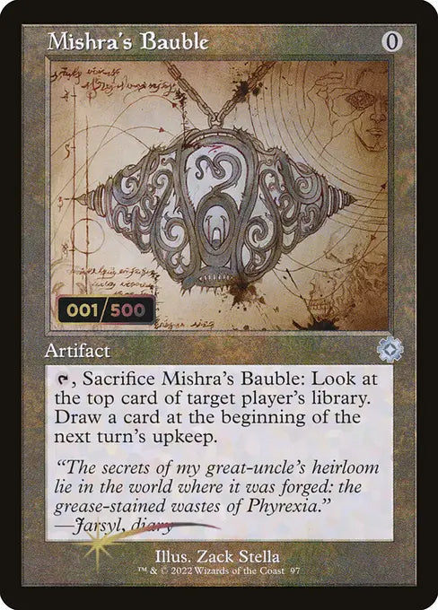 ミシュラのガラクタ/Mishra's Bauble [BRO-Retro][設計図][FOIL][ダブルレインボウ]