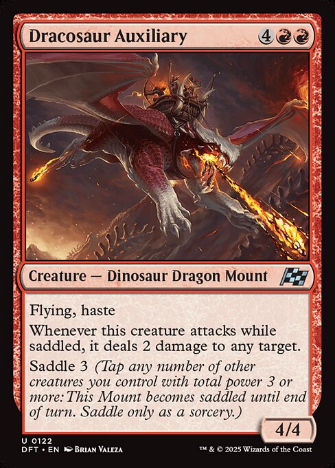 ドラコサウルスの援軍/Dracosaur Auxiliary [DFT][FOIL]