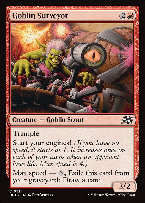 ゴブリンの偵察員/Goblin Surveyor [DFT][FOIL]
