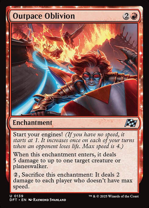 忘却を超える速度/Outpace Oblivion [DFT][FOIL]