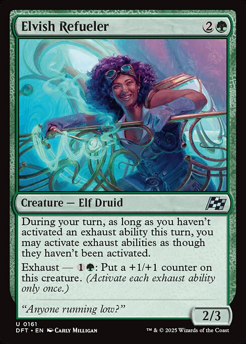 エルフの補給者/Elvish Refueler [DFT]