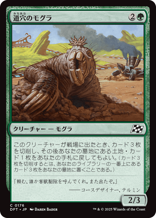 道穴のモグラ/Pothole Mole [DFT][FOIL]