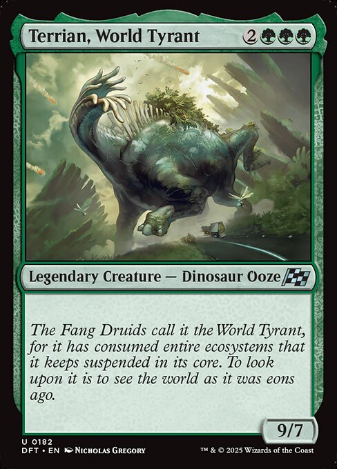 大地の暴君、テリアン/Terrian, World Tyrant [DFT][FOIL]