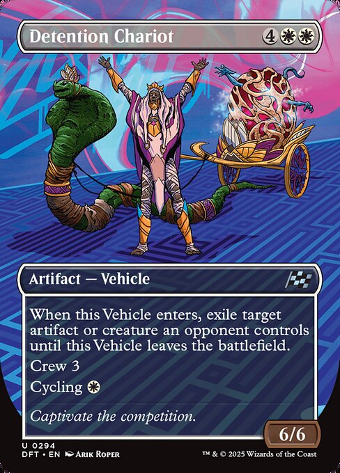 拘留戦車/Detention Chariot [DFT-BF][ボーダーレス][FOIL]