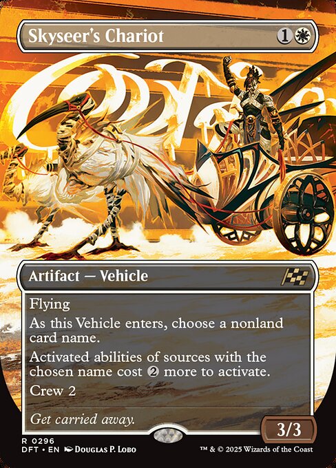 空見の戦車/Skyseer's Chariot [DFT-BF][ボーダーレス][FOIL]