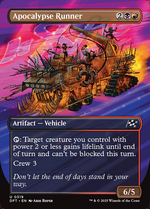 黙示録の爆走車/Apocalypse Runner [DFT-BF][ボーダーレス][FOIL]